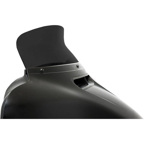 Memphis Shades Spoiler Windshield - 6.5" - Flh 14+ (Dark Black Smoke) MEP84710