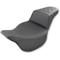 Saddlemen Step Up 2-Up Seat - Rear Lattice Stitched - Flh (Black) 808-07B-173