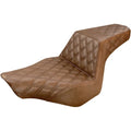 Saddlemen Step Up 2-Up Seat - Lattice Stitched - Fxsb (Brown) 813-27-175BR