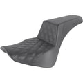 Saddlemen Step Up 2-Up Seat - Driver's Lattice Stitched (Black) 818-33-172