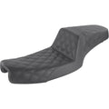 Saddlemen Step Up 2-Up Seat - Lattice Stitched - Dyna (Black) 891-04-175