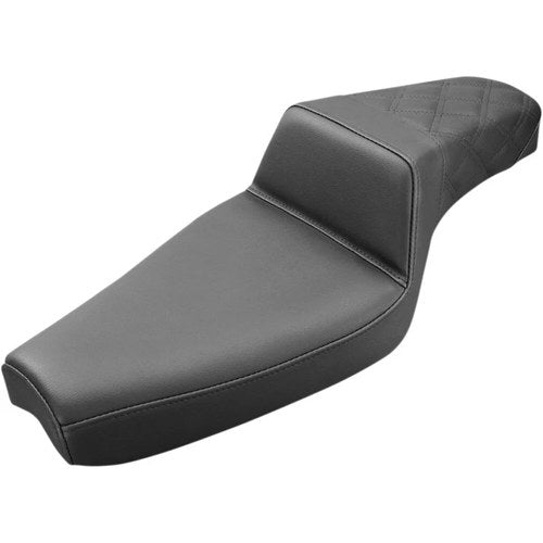 Saddlemen Step Up 2-Up Seat - Rear Lattice Stitched - XL (Black) 807-03-173
