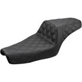 Saddlemen Step Up 2-Up Seat - Lattice Stitched - XL (Black) 807-11-175