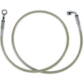 Drag Specialties Front Brake Line Clear-Coated Stainless Steel | 640311
