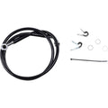 Drag Specialties Front Brake Line XL883 04-10 Black | 660313-BLK