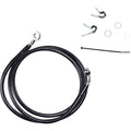 Drag Specialties +8" Brake Line - Front - Black Vinyl - 04-10XL | 660310-8BLK