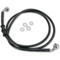 Drag Specialties +4" Brake Line - Front - Black Vinyl - 10-15FXDWG | 660323-4BLK