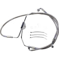 Drag Specialties +2" Brake Line - Front - Stainless Steel - 08-13 FL | 620085-2