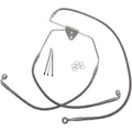 Drag Specialties +6" Brake Line - Front - Stainless Steel - 08-13 FL | 620085-6