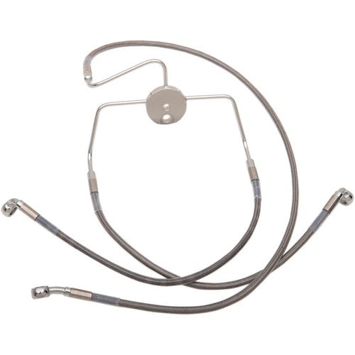Drag Specialties +8" Brake Line - Front - Stainless Steel - FLHR94-07 | 644410-8