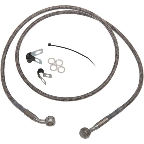 Drag Specialties +8" Brake Line - Front - Stainless Steel - XL04-10 | 660310-8