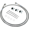 Drag Specialties +4" Brake Line - Front - Stainless Steel - 00-07FLST | 660214-4
