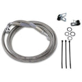 Drag Specialties +4" Brake Line - Front - Stainless Steel | 640115-4