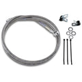 Drag Specialties +8" Brake Line - Front - Stainless Steel - Fxd 95-9 | 640113-8