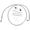 Drag Specialties +4" Brake Line - Front - Stainless Steel - FXDL01-5 | 640110-4