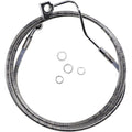 Drag Specialties +6" Brake Line Front Stainless Steel 14-5FL W/ABS | 614220-6
