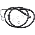 Drag Specialties Brake Line - 15-17 Softail - Black | 618299-BLK