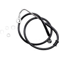 Drag Specialties Brake Line - 15-17 Softail - Black +4" | 618300-4BLK