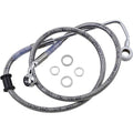 Drag Specialties Brake Line - 15-17 Softail - Stainless Steel +4" | 618302-4