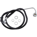 Drag Specialties Brake Line - 15-17 Softail - Black +2" | 618302-2BLK