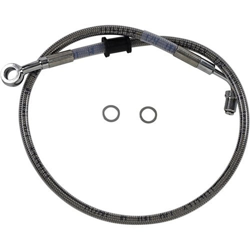 Drag Specialties Brake Line - 18- Softail - Stainless Steel | 618620