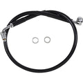Drag Specialties Brake Line - 18- Softail - Black +2" | 618601-2BLK