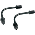 Goodridge Tube Adapter - 90 Degree - Long - Black | P691-03BK