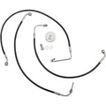 LA Choppers Brake Lines - Black - 08-13 FL | LA-8010B08B