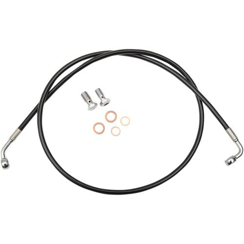 LA Choppers Brake Line - Black - 18-20 96-14 Softail | LA-8100B19B