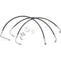 LA Choppers Brake Line - Black - 18-20 96-07 FL | LA-8005B19B
