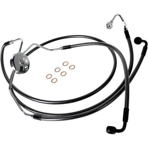 Magnum Lower Brake Line - ABS - Black Pearl - Touring | 47010