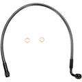 Magnum Black Pearl Upper Brake Line - ABS - 10mm/90 Degree - 21" | AS47221