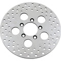 Drag Specialties Vintage Drilled Brake Rotor - 10" | 060175ASP-BC647