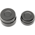 Drag Specialties Axle Caps - Rear - Black - XL | 0214-0835