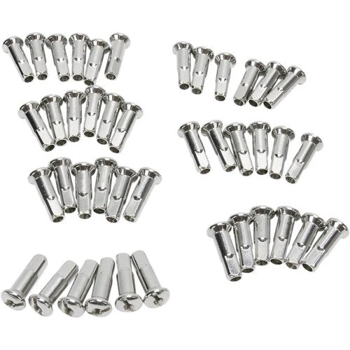 Drag Specialties Wheel Spoke Nipples, Stainless Steel, 40 Pack | 16-0500SS42-HC3