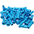 Moose Racing MX1 Spoke Nipple Set - Lake Blue - 8 Gauge | 24-880
