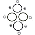 James Gasket Exhaust Port Stainless/Chrome Gasket Kit - Big Twin/XL 65324-83-KW1