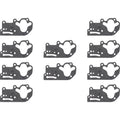 James Gasket Oil Pump Gasket Big Twin - 10 Pack | 26273-80-B