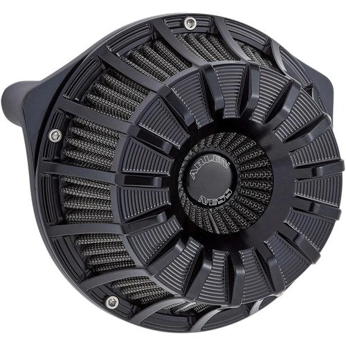 Arlen Ness Air Cleaner 15-Spoke 91-19XL (Black) 18-995