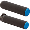 Arlen Ness Blue Knurled Grips for Cable | 07-335