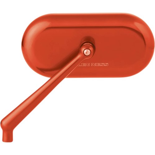 Arlen Ness Oval Mirror - Left - Orange | 13-185