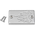 Baron Chrome Flame Master Cylinder Cover for Suzuki | BA-7686-03