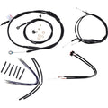 Burly Brand Complete Black Vinyl Handlebar Cable/Brake Line Kit | B30-1106