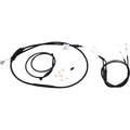 Burly Brand Black Vinyl Jail Bar Cable Kit For 10" Handlebars | B30-1135
