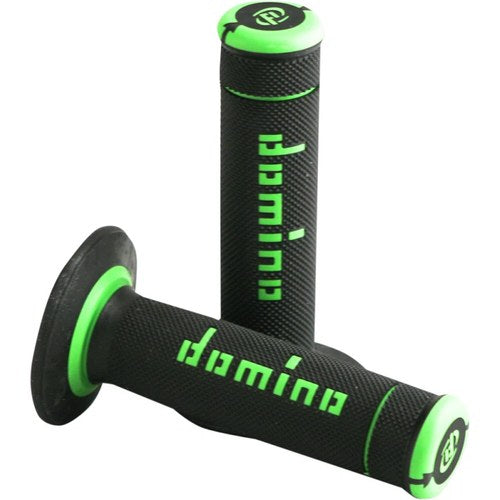 Domino Black/Green Xtreme Grips | A19041C4440