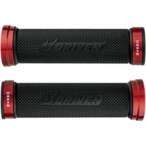 Driven Racing Red/Black D-Axis Grips | DXG-RD