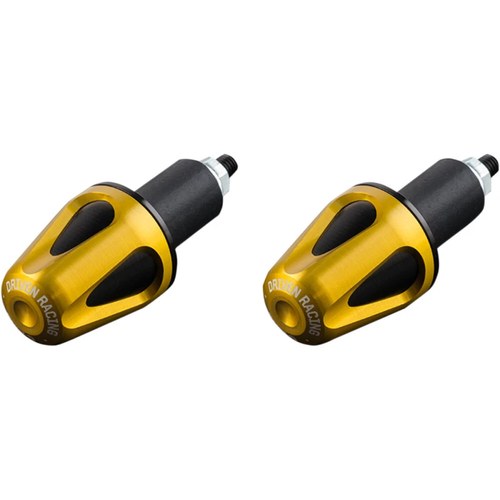 Driven Racing Gold/Black Bar End Weight | DXB-GD