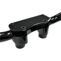 Drag Specialties 1-1/2" Black Buffalo Risers w/ Top | 0602-0256