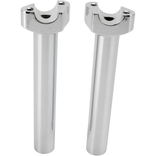Drag Specialties Chrome 8" Straight Risers | 240999