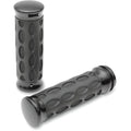 Drag Specialties Black/Rubber Hotop Grips | 0630-0774
